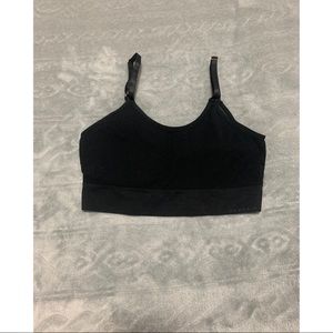Black Danskin Low Back Sports Bra